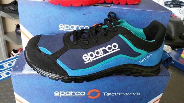 SCARPA ANTINFORTUNISTICA SPARCO NITRO S3 AZZURRE TAGLIA 42 - SAFETY SHOES  42 EUR 59,90 - PicClick IT