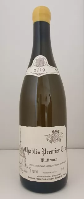 2019 DOMAINE RAVENEAU Chablis Premier 1er Cru - les Butteaux 0,75 TOP selten