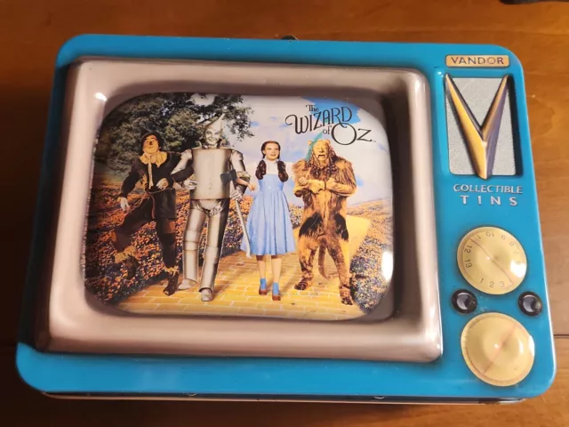 Wizard of Oz ~ TV Lunch Box Vandor Collectible Tin Vintage Tote Collectible