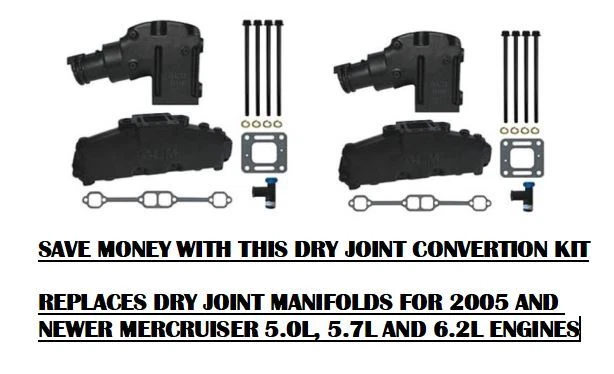 Joint Collecteur D'Échappement MerCruiser 5.0/5.7/350 - Réf 18-0722 - Aftermarket Neuf