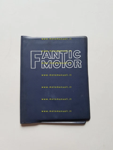 Fantic Trial 301 - 125 1985 manuale uso manutenzione libretto originale italiano