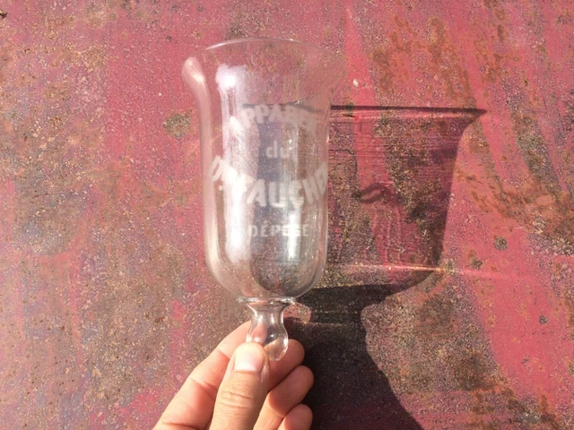 -glocke aus Glas Antike Appareil Des Dr Faucher, Ablage