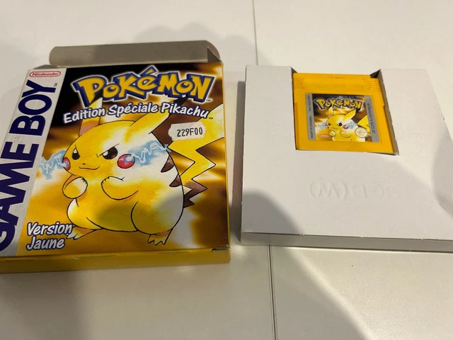 Pokémon Version Jaune – Game Boy, Version Française, Authentique, Sauvegarde OK