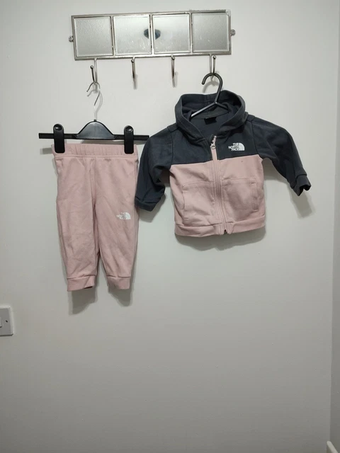 Baby Mädchen The North Face Trainingsanzug 6-9 Monate rosa/grau