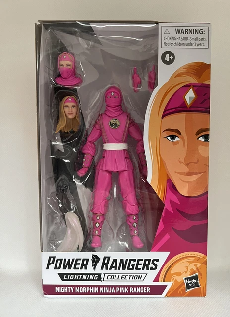 Figurine Power Rangers – MMPR Ninja Pink Ranger (Kim), Hasbro, Neuve