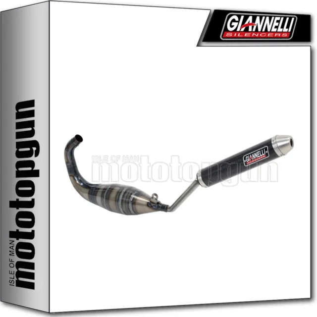 Giannelli Full System Exhaust Open Street 2T Carbon Aprilia Rs 125 2004 04