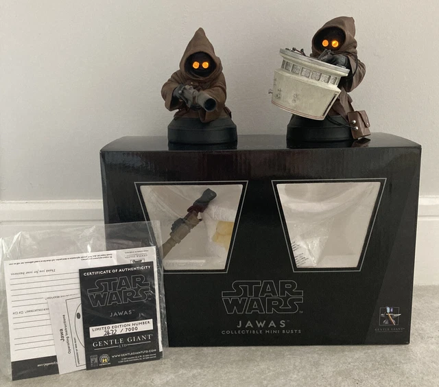 Star Wars Jawas & Light Up Eyes Feature Collectible Gentle Giant Mini Busts 2007