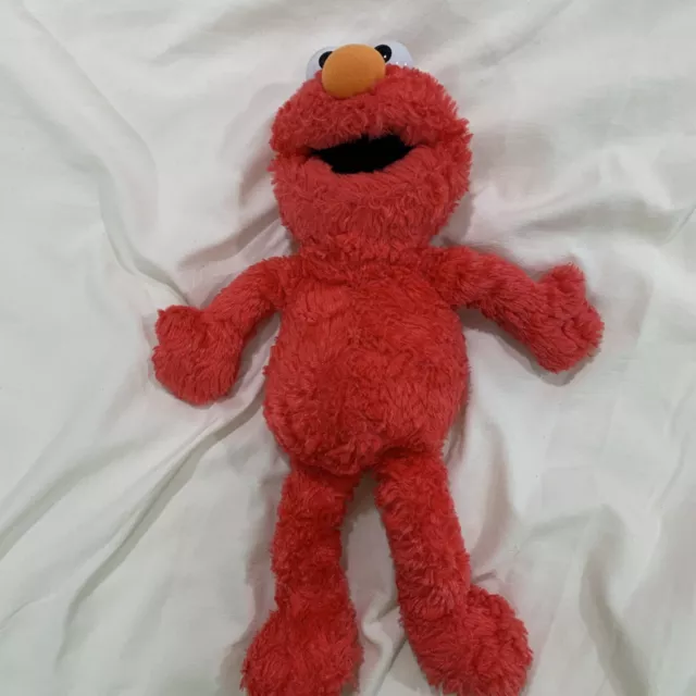 VTG Sesame Street Elmo  12 inch Plush Stuffed Animal Toy 2002