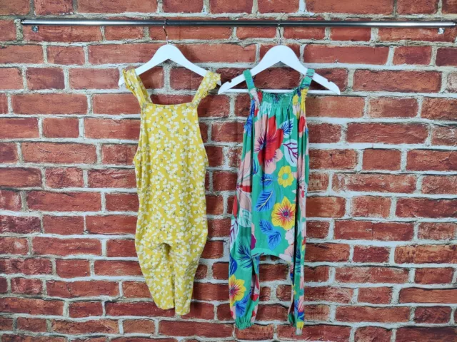 Girls Bundle Age 3-4 Years Next H&M Long Playsuit Jumpsuit Set Floral Kids 104Cm