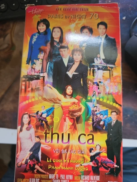 Paris By Night 70, Thu Ca, 2003 Thuy Nga, Vietnamese Music VHS, 3 Tapes (029-9)