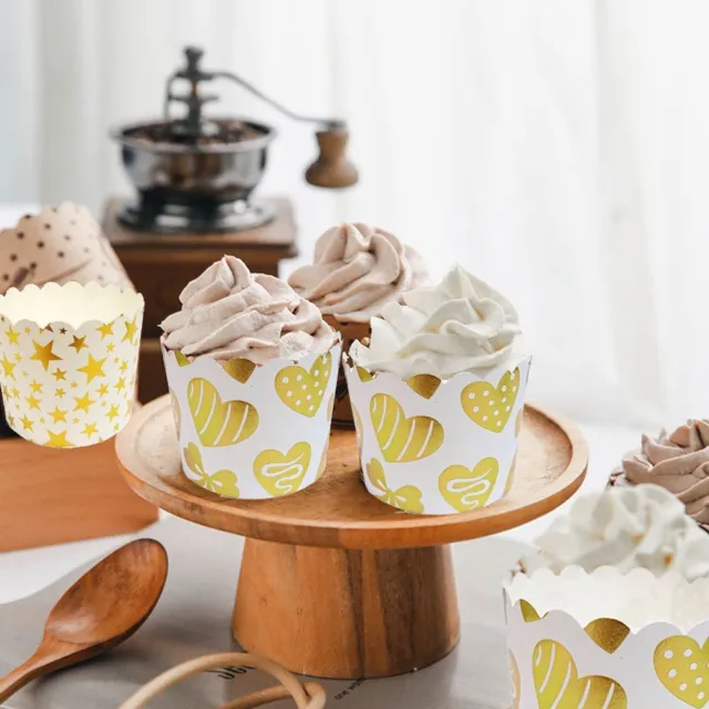 Wrappers Doublures Muffin Cupcake Moule de cuisson Cupcake tasses en papier