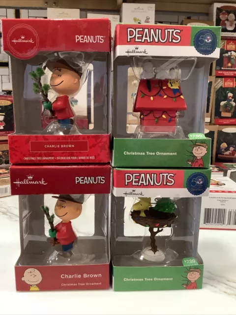 Hallmark Peanuts / Snoopy Christmas Ornaments Lot Of 41 Ornaments 2