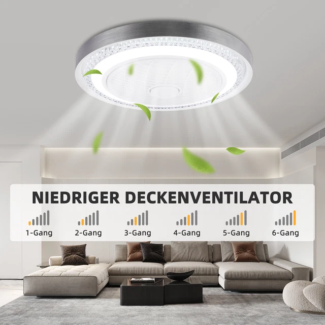 Ventilatore Con Illuinazione Ventilatore A LED Plafoniere Con