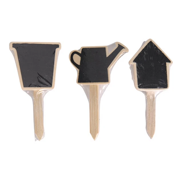 DREI PFLANZTAFELN MIT Kreide Pflanzenschilder Kräuterstecker Garten