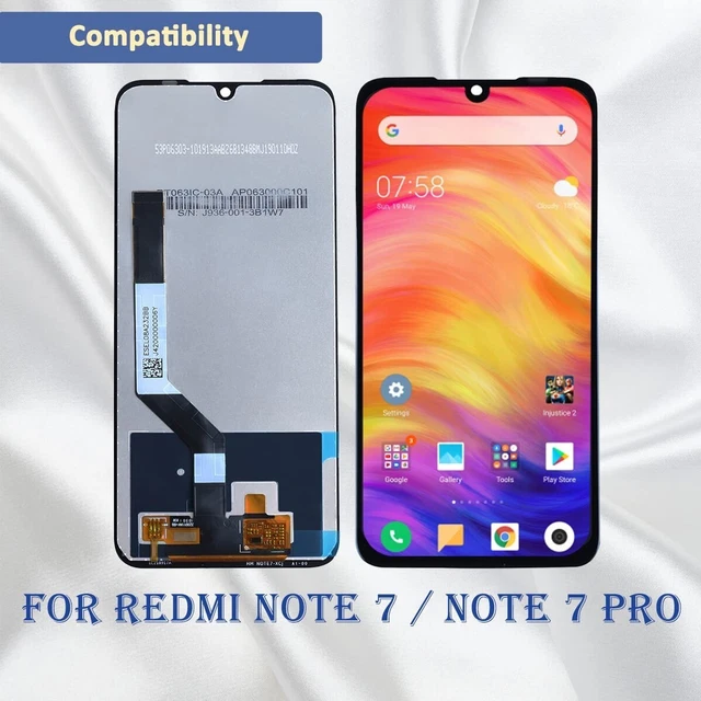 LCD Display für Bildschirm Touchscreen FHD f Xiaomi Redmi Note 7 / 7 Pro schwa