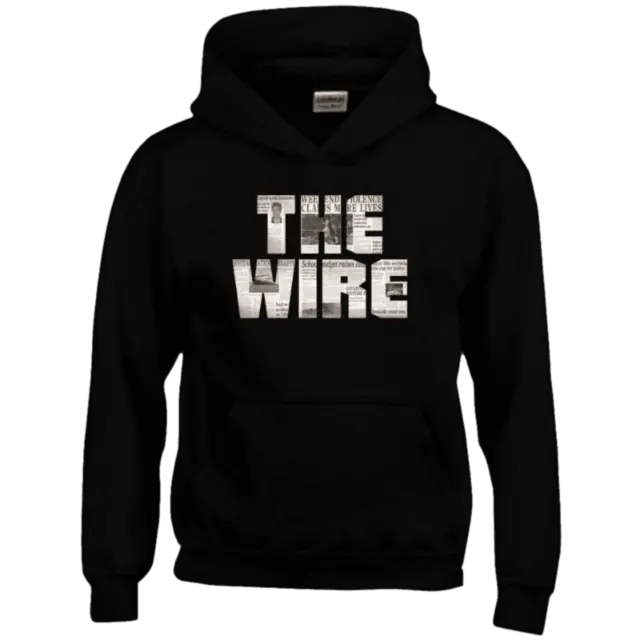 Hot New THE WIRE TV Series Logo Hoodie Usa Size S-3XL