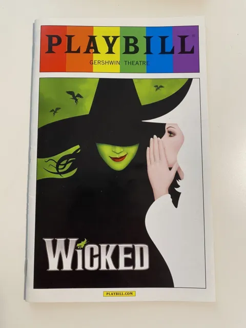 Wicked Playbill - June 2015 Pride Edition Gershwin Theatre