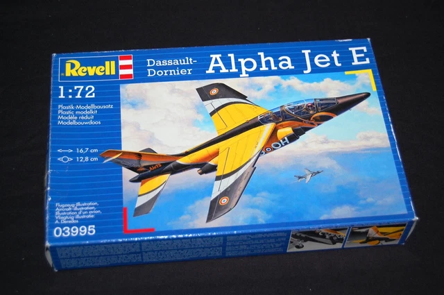 Alpha Jet Model Kit REVELL 1/72 SCALE Dassualt Breguet Dornier Alpha Jet E Model Kit £1.75 ...