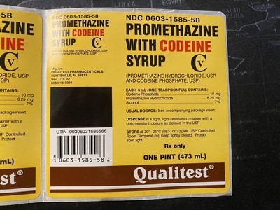 QUALITEST LABELS COUGH Syrup Actavis REAL LABEL Pint𥤠$8.00 ...