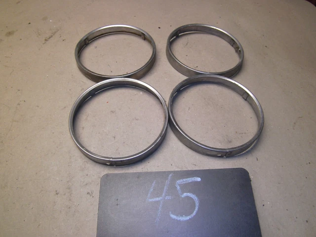 4-6" Head Light Bulb Mount Retaining Rings 2 Screw Lemans 442 Malibu Firebird Oe 4-6" Head Light Bulb Mount Retaining Rings 2 Screw Lemans 442 Malibu Firebird Oe