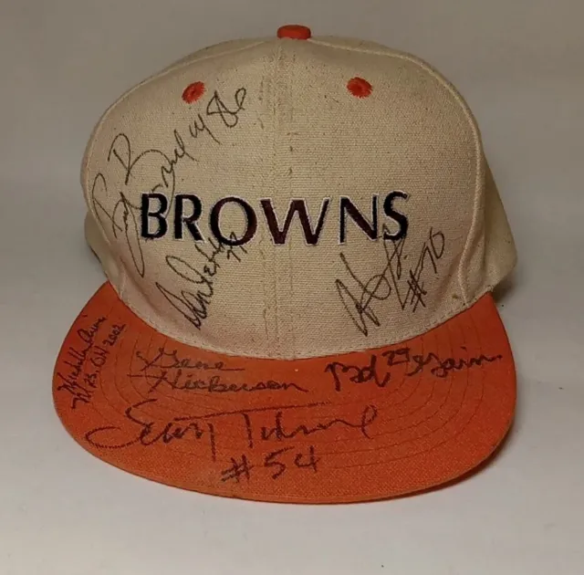 Cleveland Browns 1960's Team Signed Hat