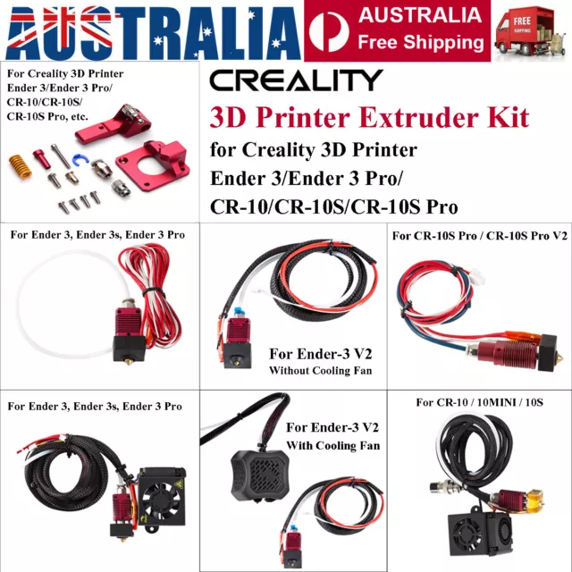 Creality 3D Printer Assembled Extruder Hot End Kit with Aluminum Heating Block