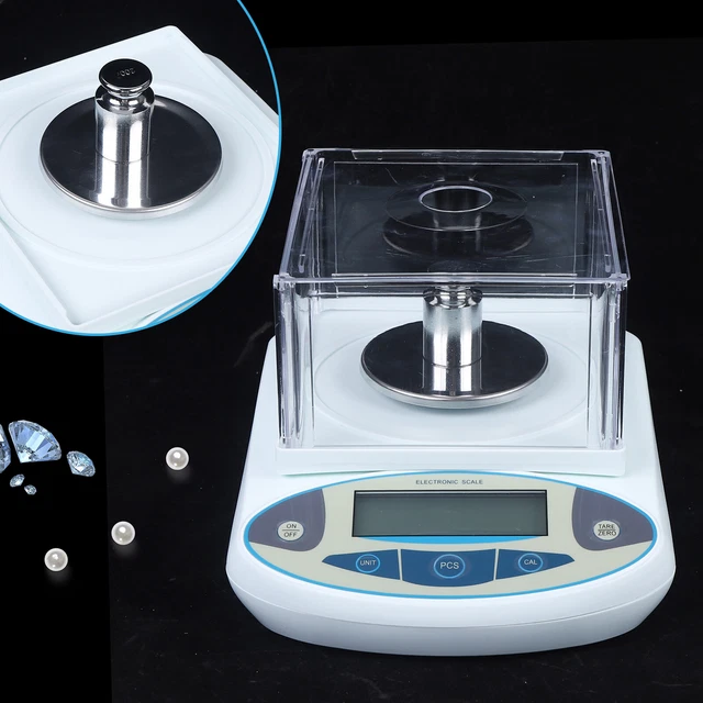 CGOLDENWALL Lab Scale 0.001g Analytical Balance Precision Electronic  Scientific Scale 1mg Digital Jewelry Weighing Scale Calibrated 110V (500g