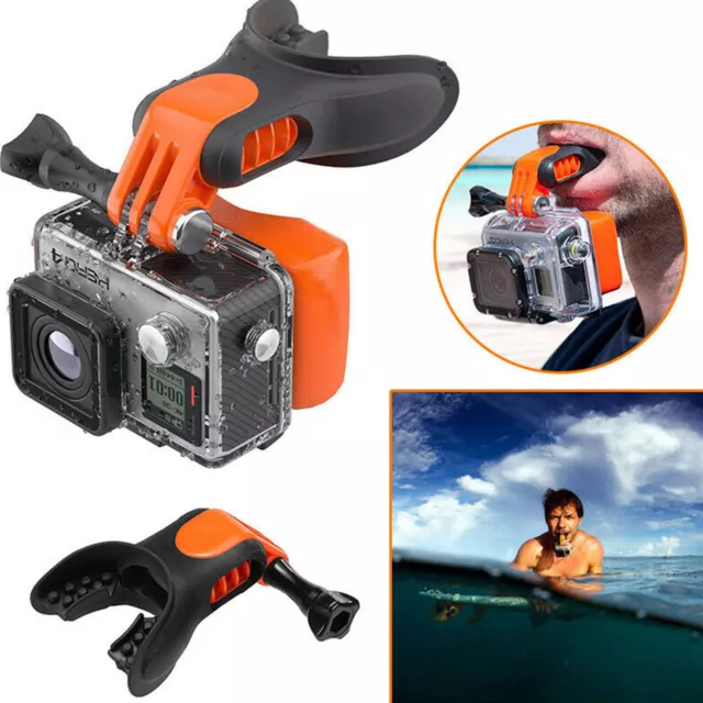 For GoPro Hero 7 6 5 Black Surfing Skating Bite Mouthpiece Mouth Mount & Floaty