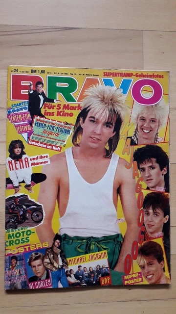 BRAVO Nr.24 vom 9.6.1983 BAP, Al Corley, Michael Jackson, Kiss, Duran Duran...