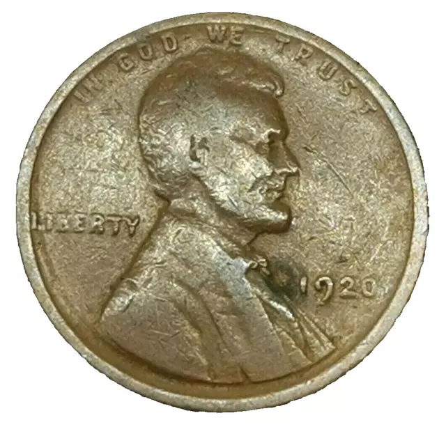 Lincoln - Wheat One 1 cent 1920 UNITED STATES (665F)