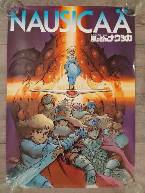 NAUSICAA VALLEY OF the Wind Original Japanese B2 Poster 1984 £100.00 ...