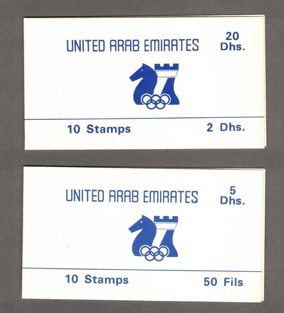 Vereinigte Arabische Emirate Mi.Nr. MH 210/211 Schacholympiade  1986 ** / postf.