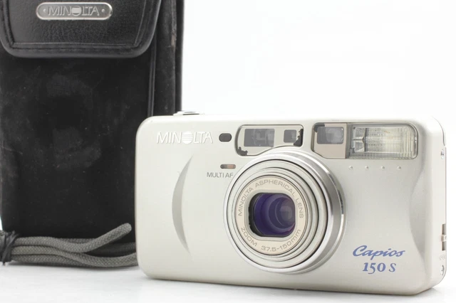 【Near Mint w/Case】 Minolta Capios 150S Point & Shoot 35mm Film Camera From JAPAN