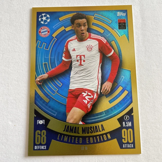 TOPPS MATCH ATTAX 2023 24 Jamal Musiala dition Limit e Fc Bayern topps-match-attax-2023-24-jamal-musiala-dition-limit-e-fc-bayern