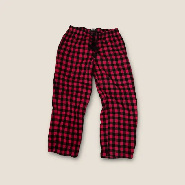 Nordstrom Loungewear Flannel Pajama Pant Red Black Buffalo Plaid Large