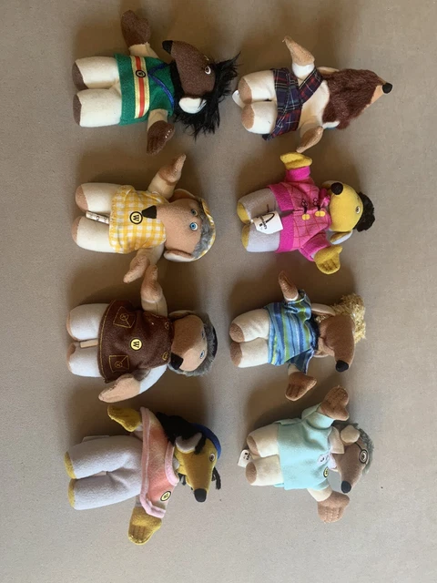 Bundle Of McDonald's Wombles Soft Toys x 8 From 1999