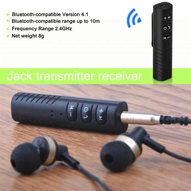 Bluetooth Wireless Receiver Transmitter Adapter For Car Jack 3.5mm Music C3S4