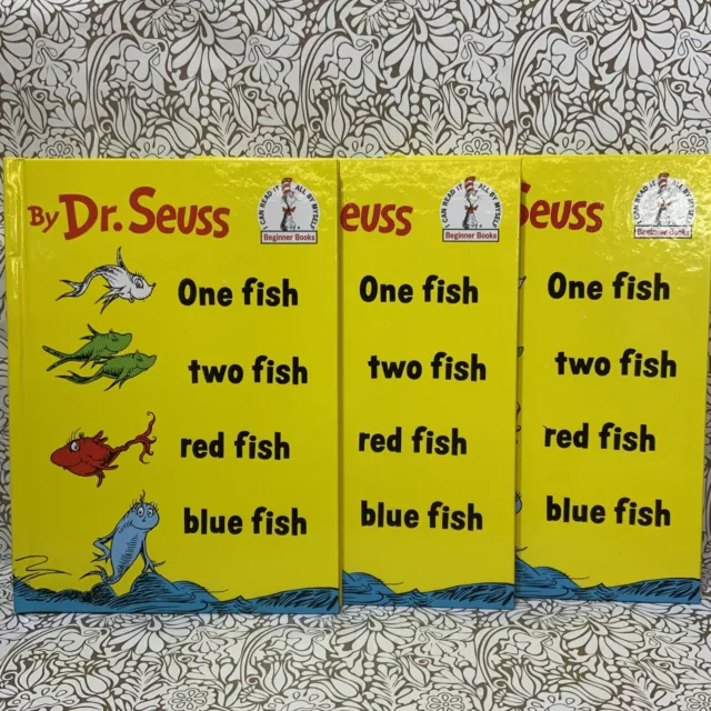 📀 One Fish, Two Fish, Red Fish, Blue Fish by Dr Seuss - LOT OF 3