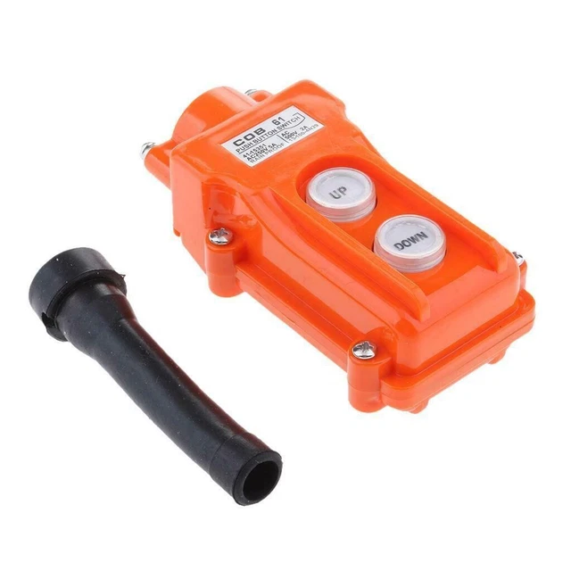 Junterone Interrupteur De Levage Électrique 2,2 KW 220V - Commande Grue Avec Arrêt D'Urgence
