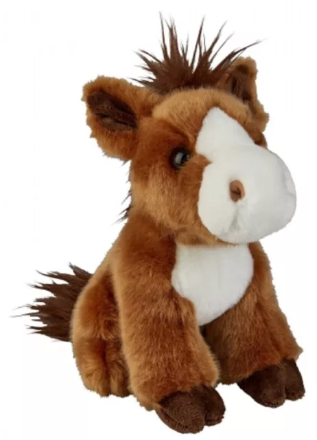 Ravensden Soft Toy Sitting Horse 18Cm - Frs009Ho Pony Plush Teddy Brown Little