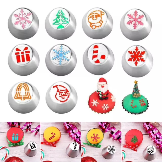 Tips Cake Decorating Tips Christmas Flower Frosting Tip Icing Piping Nozzles