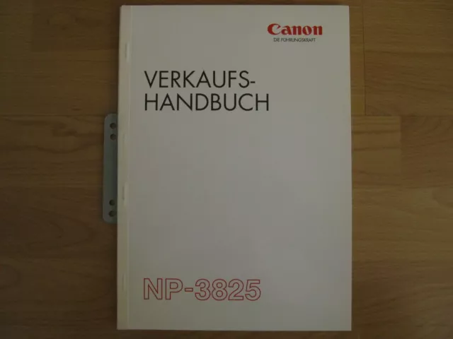 Canon Kopierer NP 3825 Verkaufshandbuch