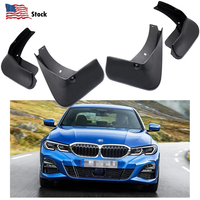 4 Mud Flaps Splash Guards Fender Car Mudguard for BMW 3-Series 330i M340i 19-21