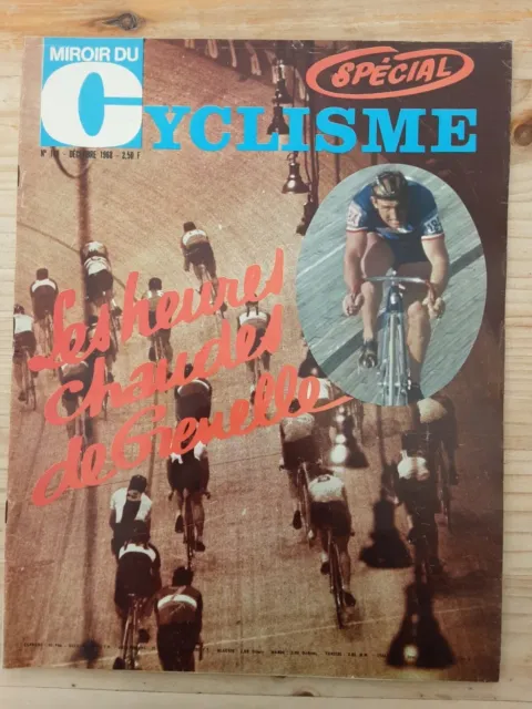 LOT 5 REVUES MIROIR DU CYCLISME MENSUEL 1968 avec la photo couleur 10
