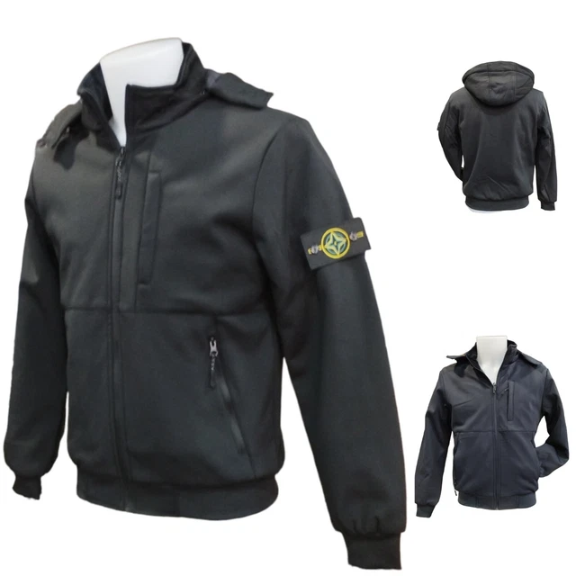Giubbotto Uomo Invernale Giubbino regular fit Cappuccio Impermeabile Imbottito