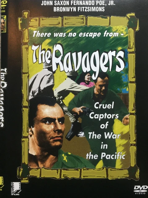 The Ravagers DVD 1965 Eddie Romero War Movie RARE - John Saxon, Fernando Poe Jr.