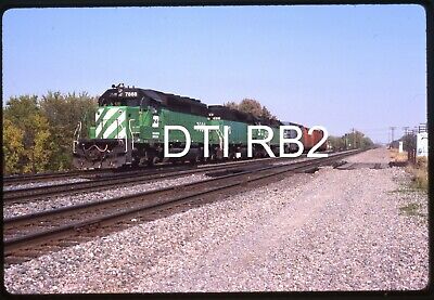 Do2 Bn Burlington Northern 7888 Galesburg Il Illinois Original Slide