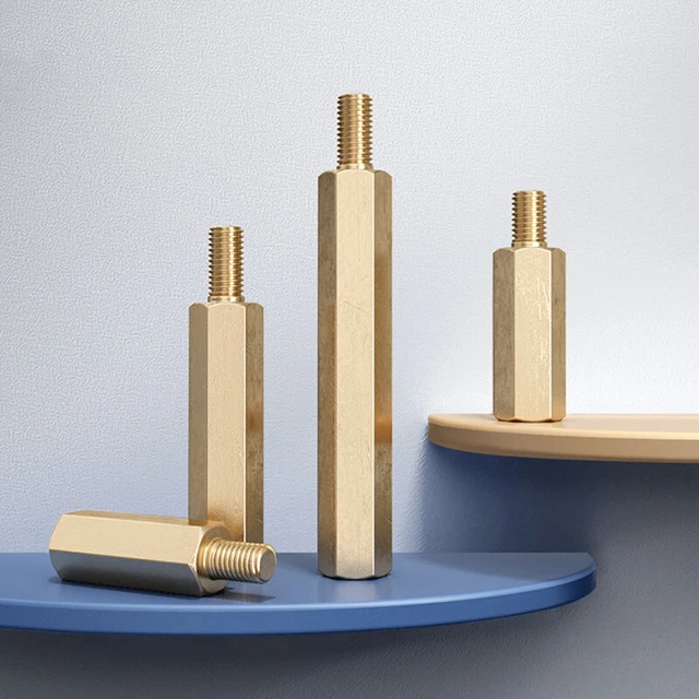 M2 M2.5 Male-Female Brass Hex Standoff Spacer Studs Pillars For PCB Motherboard