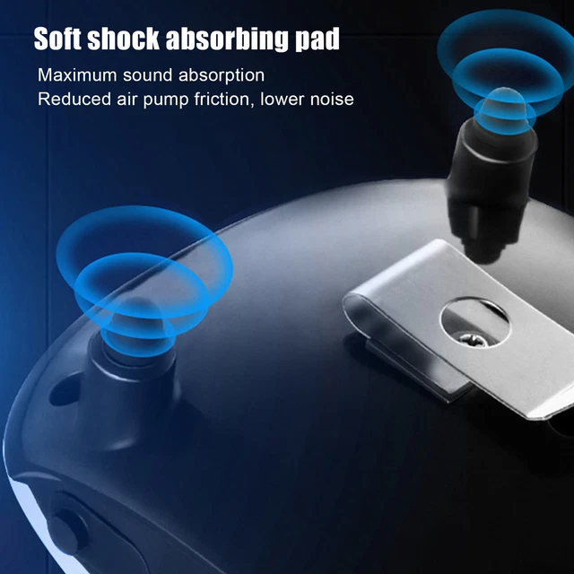 Aquarium Oxygen Pump Silent 2 Outlets Small Portable Fish Tank Air Bubbler P Chw