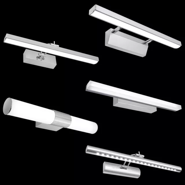 Modern Adjustable LED Mirror Picture Bathroom Wall Light Tube Light Cool White